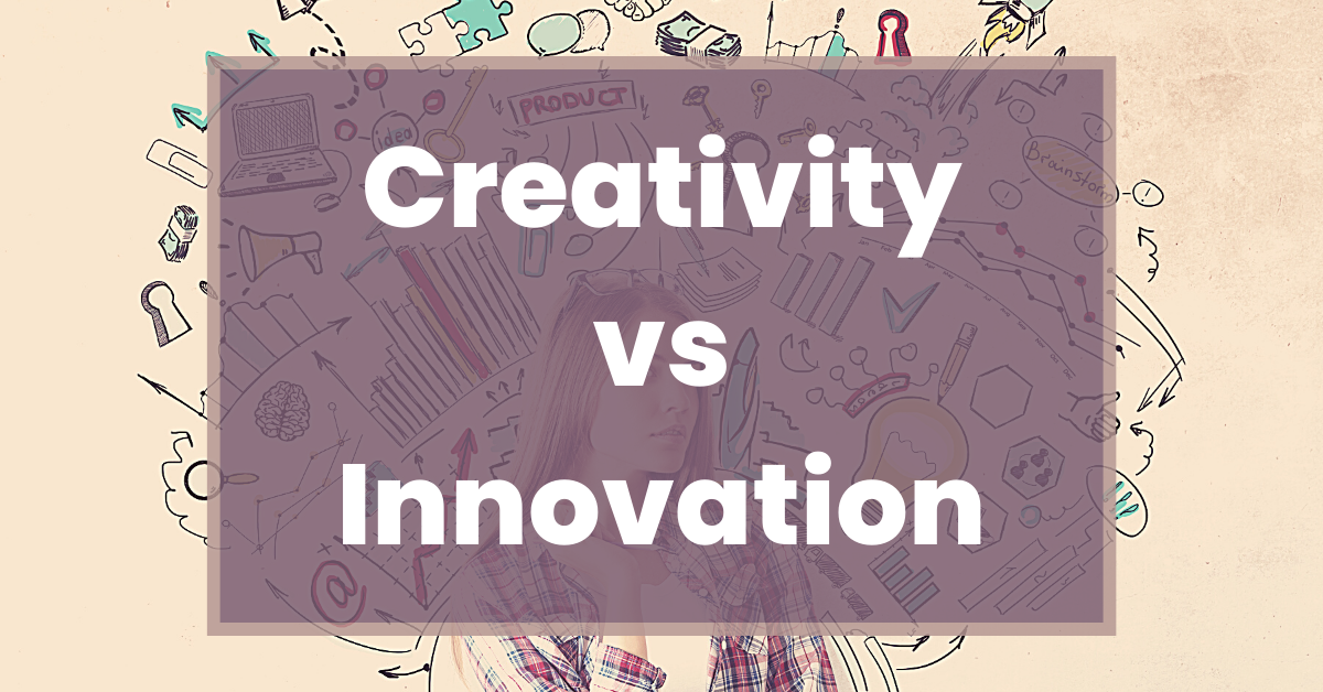 Creativity vs Innovation decorative image